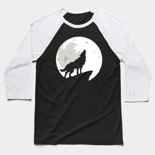 Howling at the Moon Baseball T-Shirt